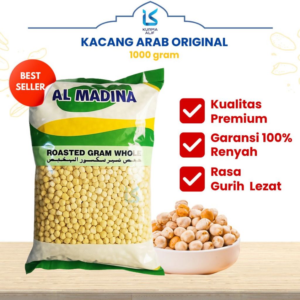 

Kacang Arab India 1 Kg Makanan Ringan Snack Oleh Oleh Haji