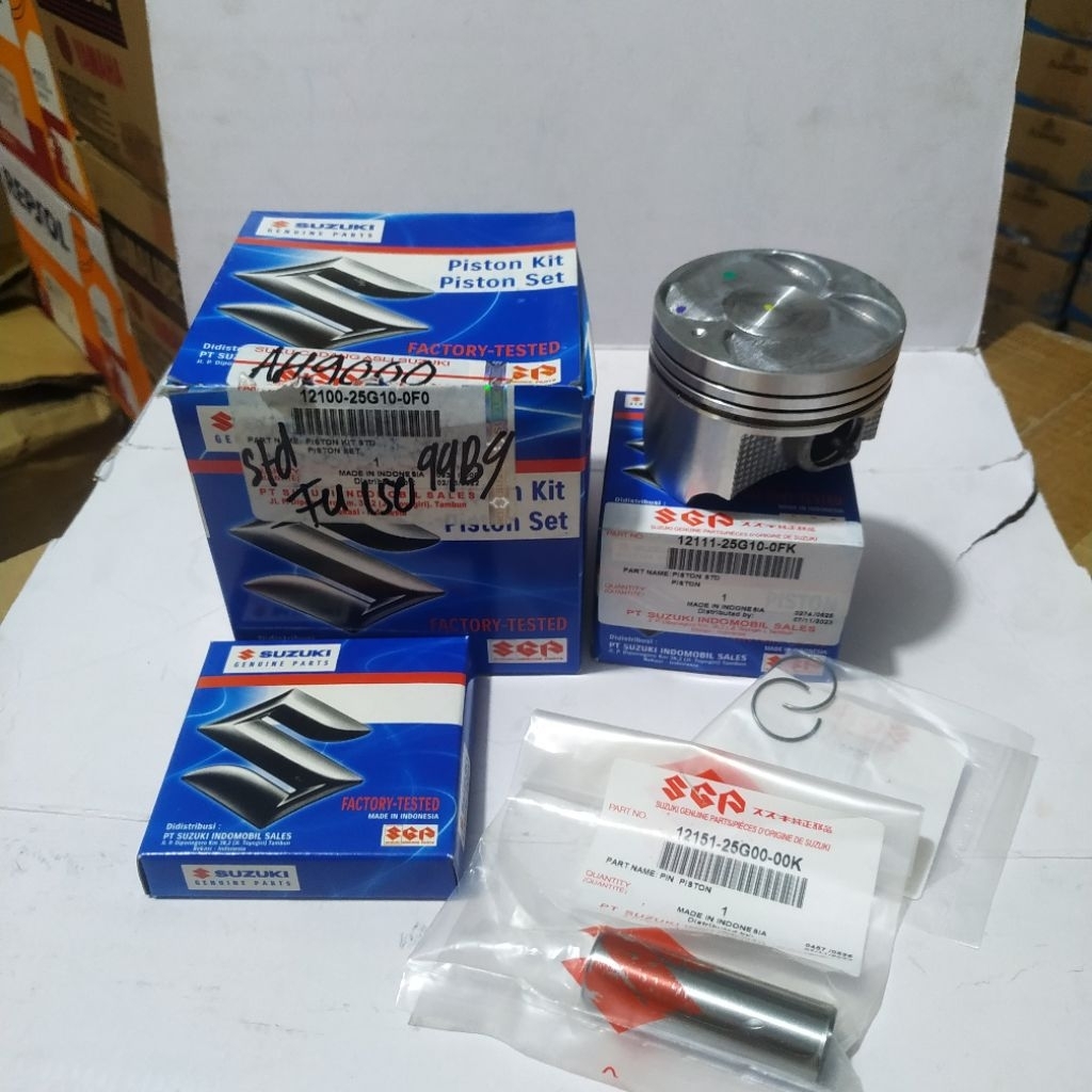 PISTON KIT + RING SEHER SATRIA FU 150 os STD ORIGINAL