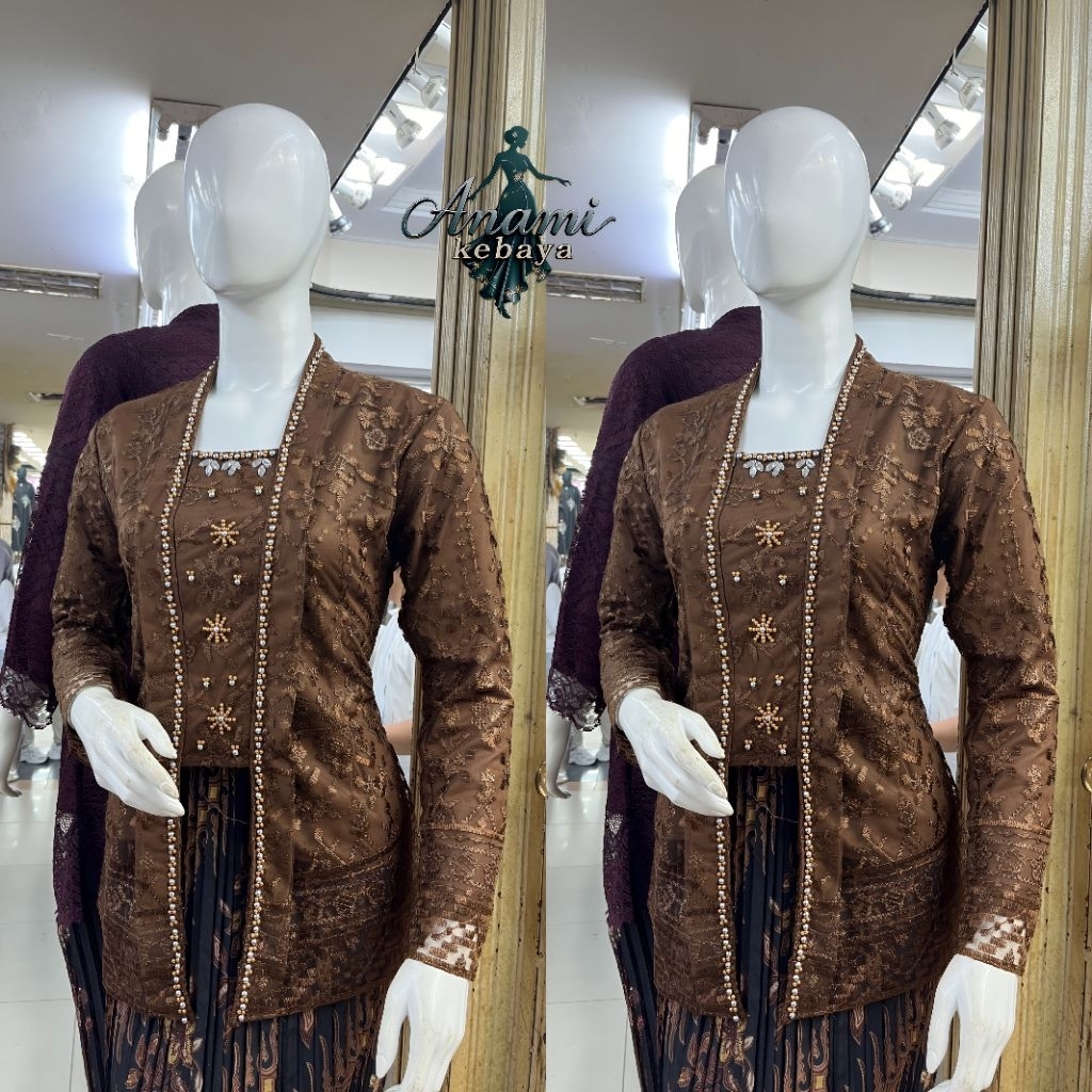 Anami - Atasan Kebaya Kutu Payet Tile Premium ( Kebaya Saja ) / Kebaya Kutu Baru Payet / Kebaya Wisu