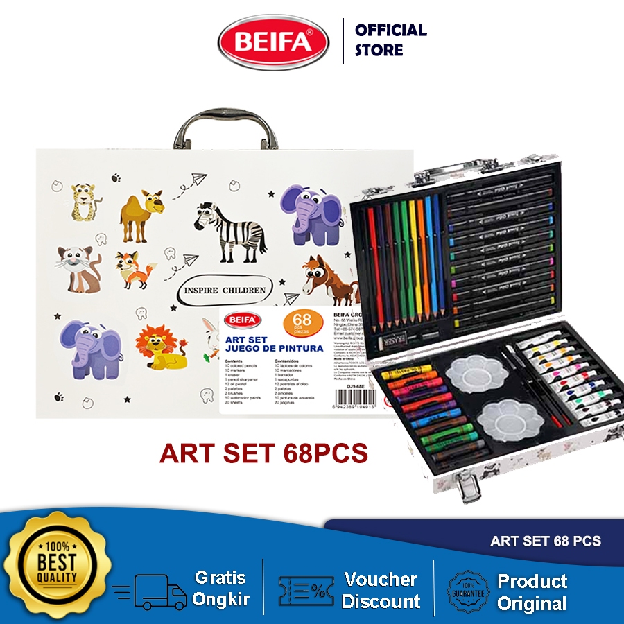 

Beifa Coloring Set 68 PCS – Perlengkapan Melukis & Mewarnai Lengkap Anak Dewasa - DJ9