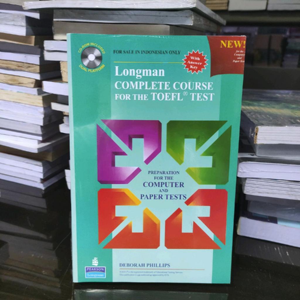 Buku Fisik LONGMAN toefl biru muda