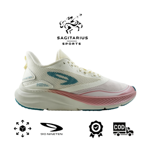 910 SAKURA PUTIH/PINK - Sepatu Lari / Sakura 910Nineten Original