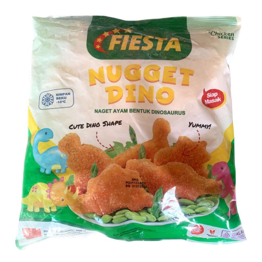 

Fiesta Nugget Dino 400Gr
