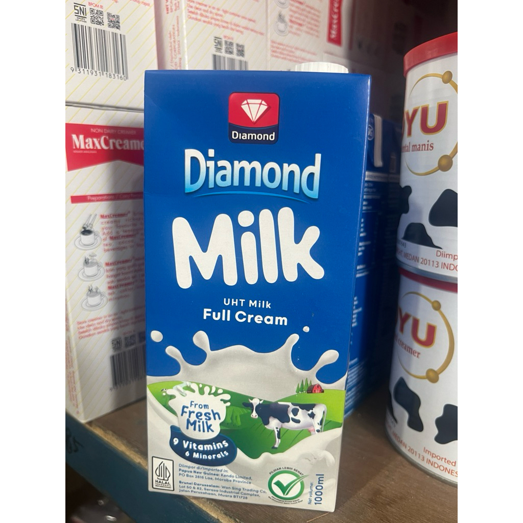 

DIAMOND SUSU UHT FULL CREAM 1 LITER