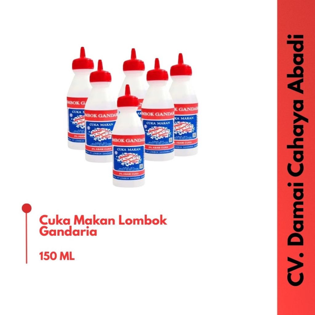 

Cuka Makan Lombok Gandaria 60 ML DUS (1 DUS10 Pack)