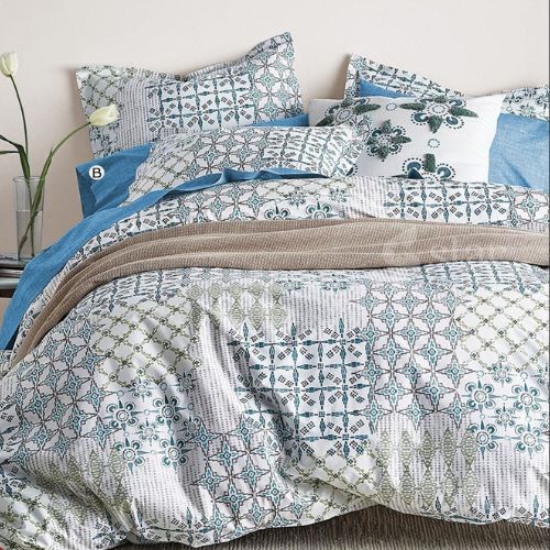 SILIKI Sprei Set Katun CVC STAR Motif Batik Ukuran 90x200 120x200 160x200 200x200 Antigeser