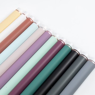 

(20 lembar) TRANSPARENT GOLD LINE Flower Wrapping Paper / Kertas Cellophane / Kertas Bunga