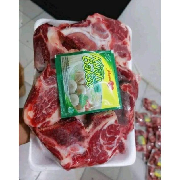 

Iga gondrong / tulang iga neckbone ekonomis 1kg frozen