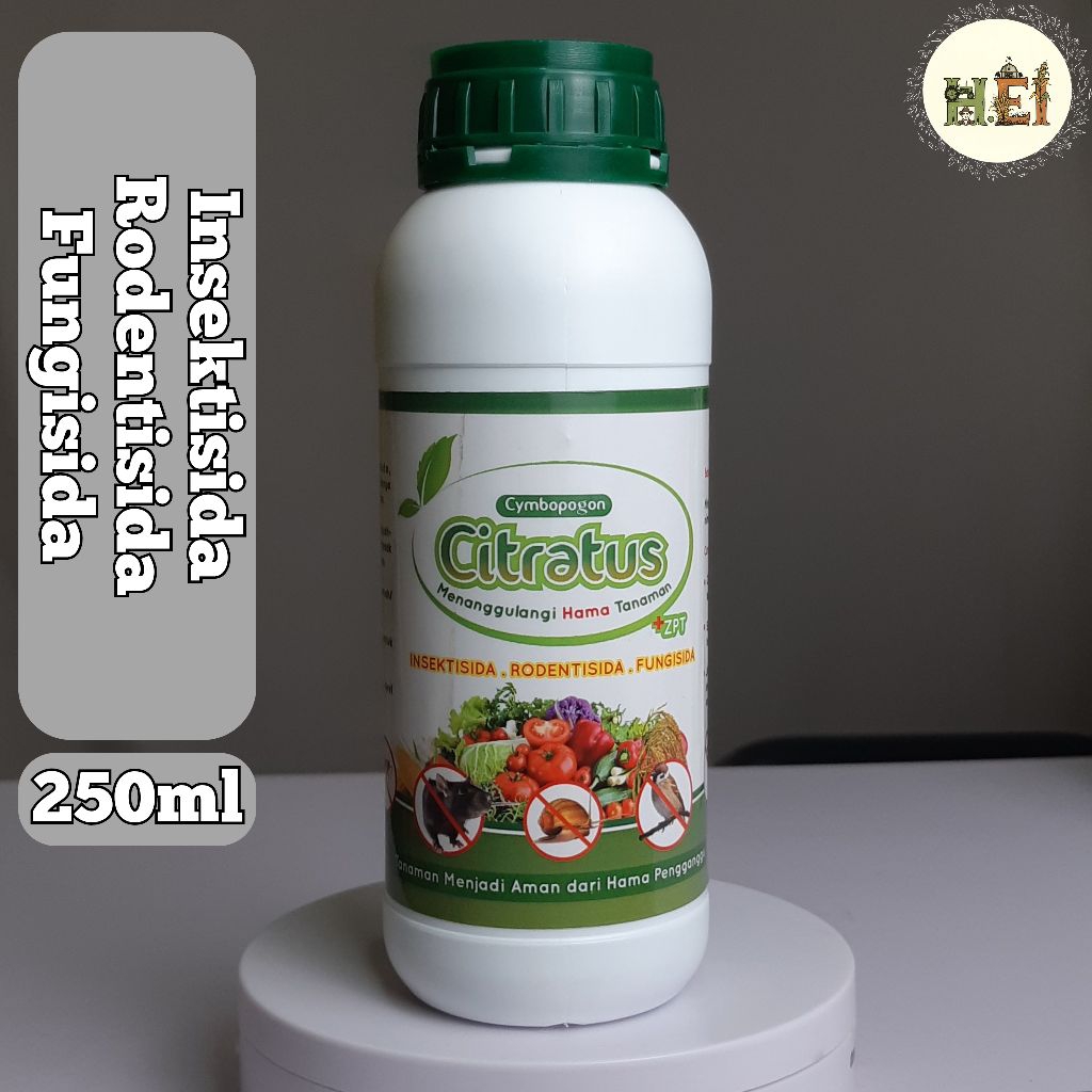 Citratus Pestisida Fungisida Insektisida Rodentisida Pupuk Cair Pengusir Pengendali Hama Tikus Burun