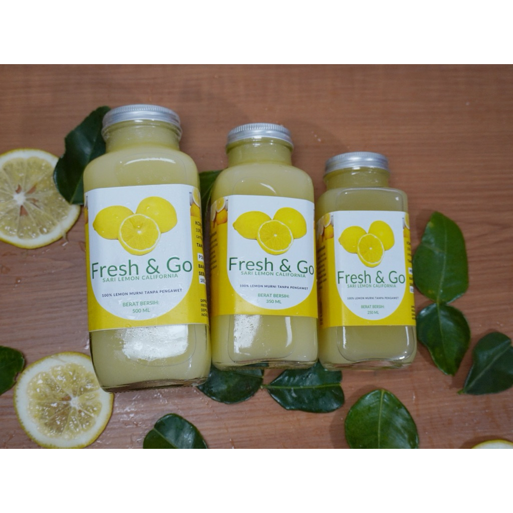 

SARI LEMON FRESH & GO ASLI LEMON 100% TANPA PENGAWET