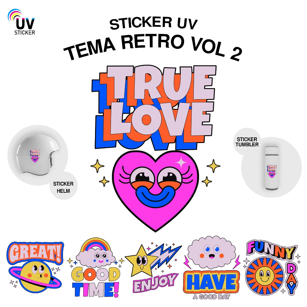

STIKER UV - TEMA RETRO VOL 2 | STICKER UV, STICKER MOTOR, STICKER MOBIL, STICKER HELM, STICKER TUMBLER, STICKER 3D, STICKER UV DTF BY UVSticker