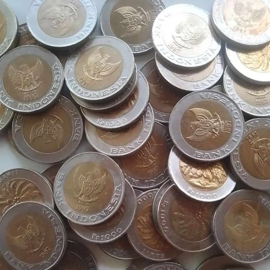 UANG KUNO KELAPA SAWIT ASLI TAHUN 1997