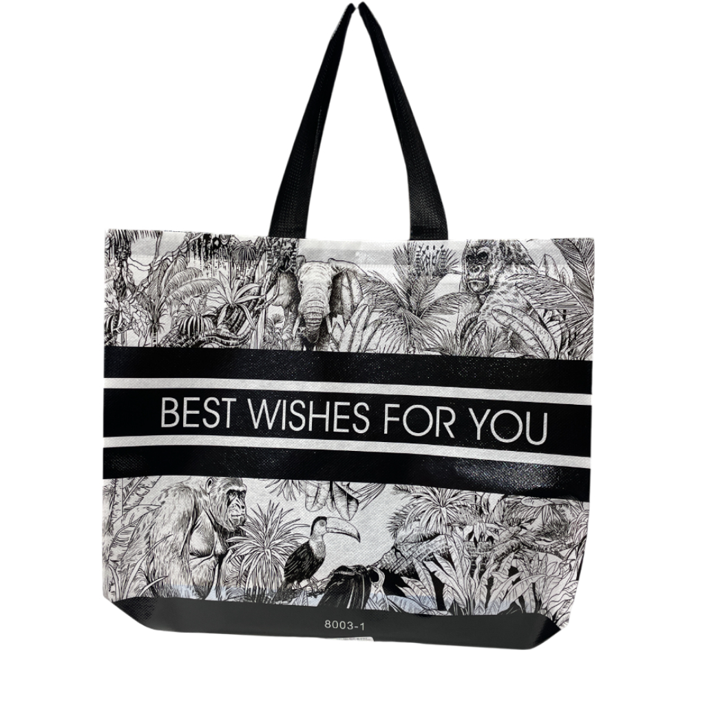 

Gift Bag Motif Elegan Best Wishes For 33x25x17cm – Tas Souvenir Serbaguna - 24T181