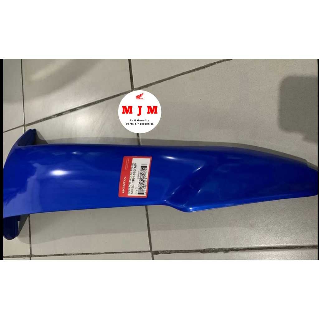 64430-KPH-880FMP Cover Sayap tebeng Legshield Kanan HONDA Karisma Kharisma - Kirana Biru ORIGINAL