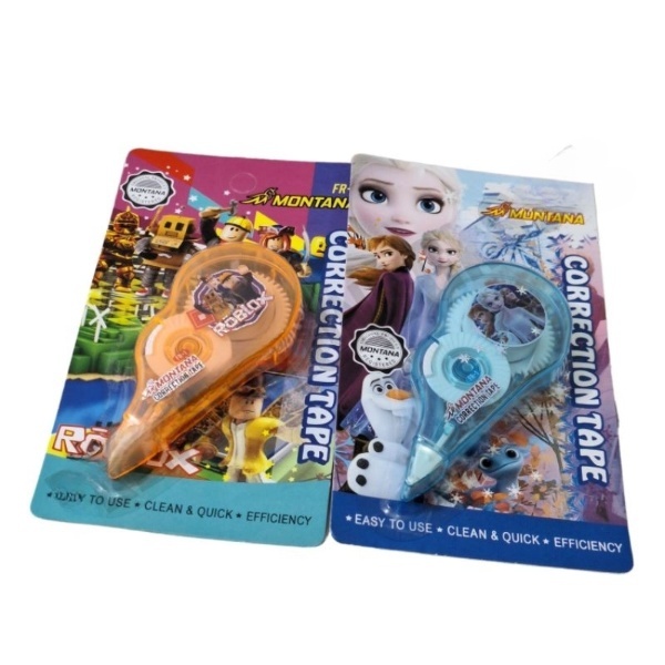 

1Lusin Tipe X Roll Kertas Karakter Lucu MONTANA FR-1 CORRECTION TAPE/Tipe X/Stipo/Stipe X/tipe X Kertas