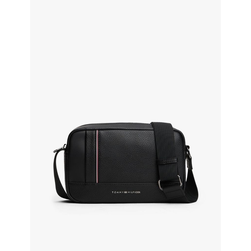 Tommy Hilfiger TH Central New Reporter Bag Tas Selempang Pria - Black
