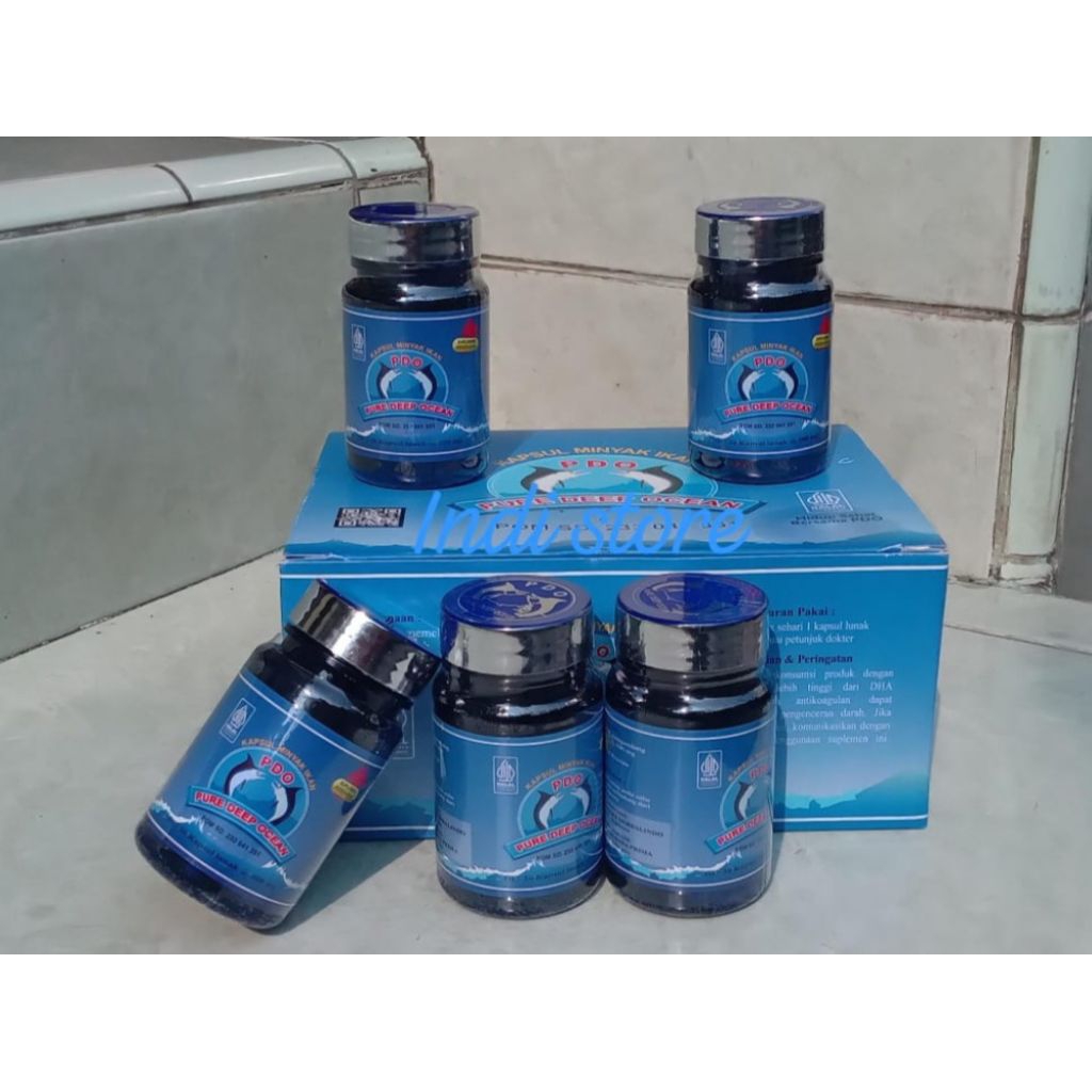 Kapsul Minyak Ikan PDO (Pure Deep Ocean) Suplemen Kesehatan
