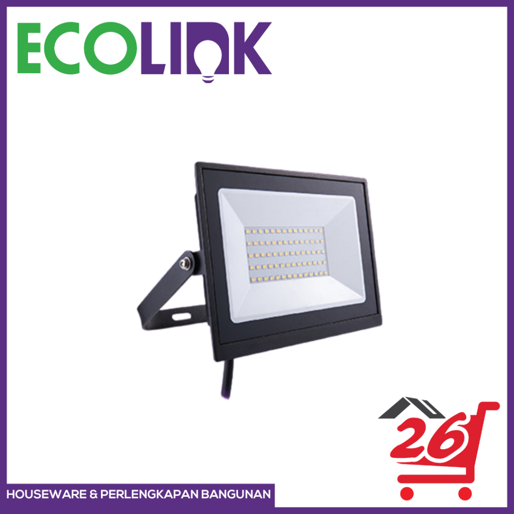 ECOLINK LED Floodlight / Lampu Sorot FL007 100W C