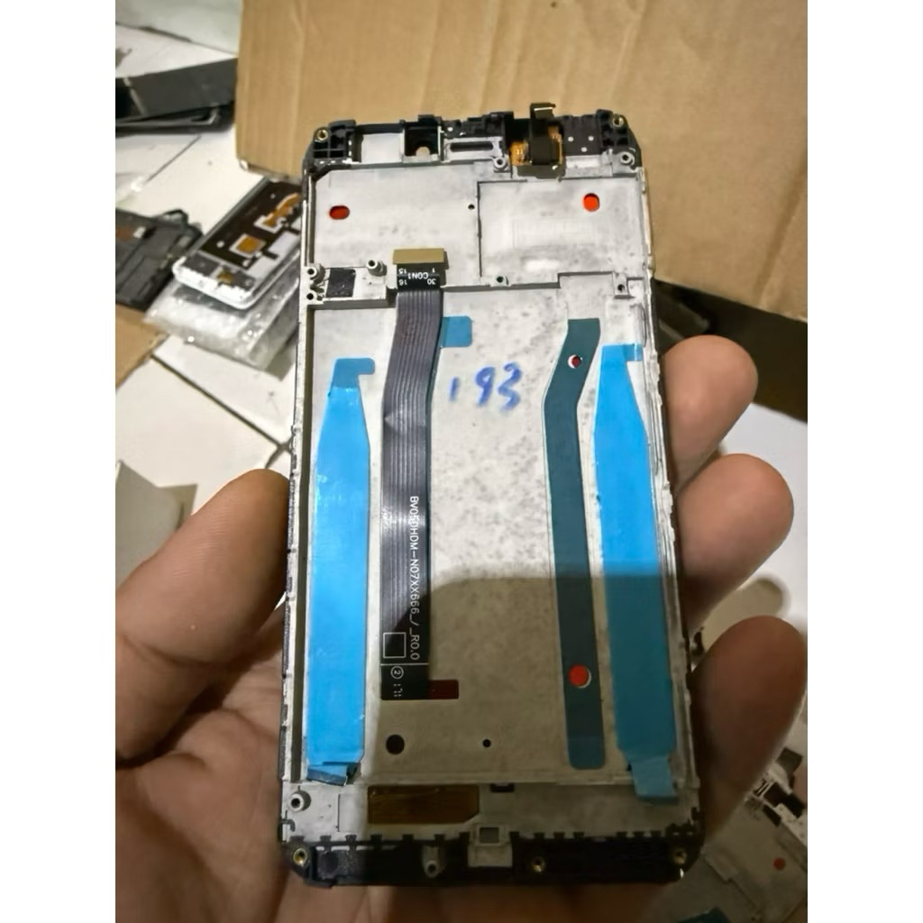 LCD Touchscreen Frame Redmi 4X Original 100% Copotan Normal Siap Pakai