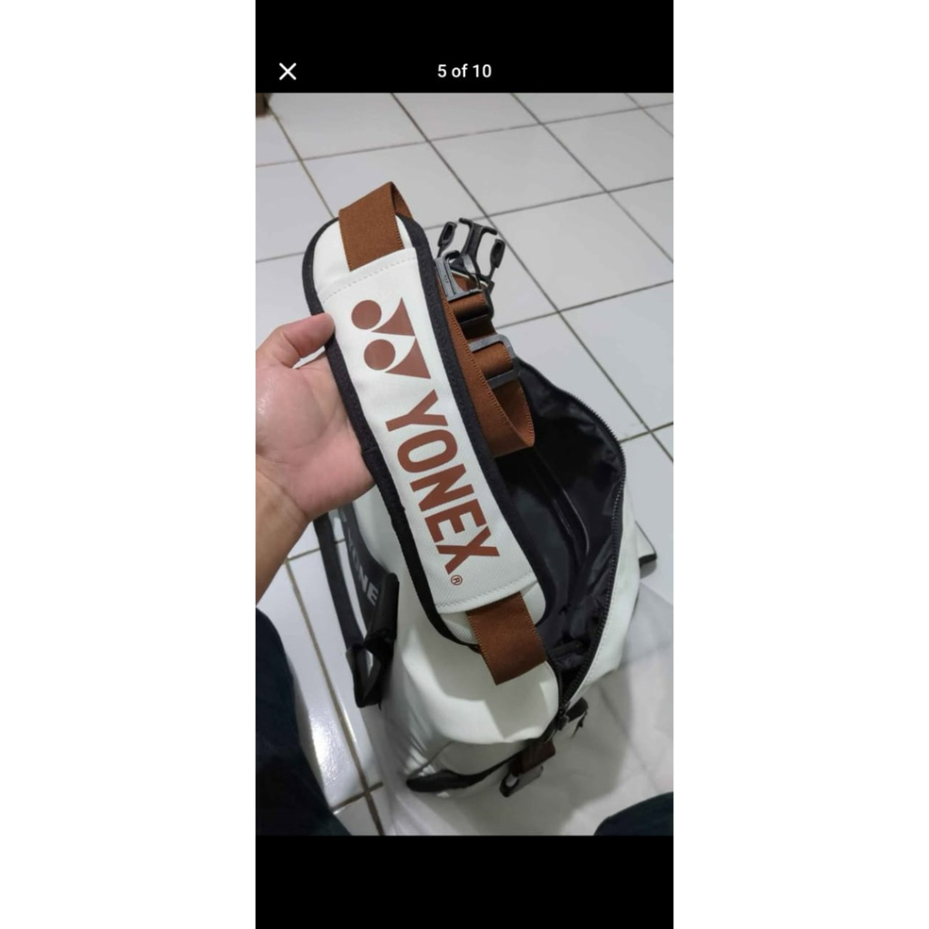 Tas Yonex Badminton Tenis Korean Style Putih