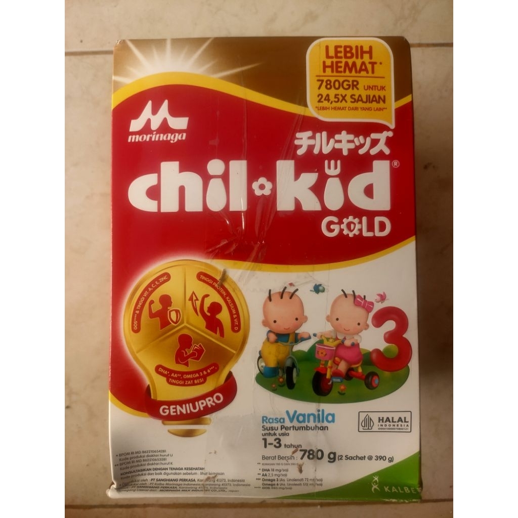 

MORINAGA CHILKID VANILA (BOX) 780 GRAM (Dus penyok,isi aman)