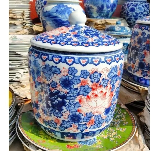 Keramik Guci Tempat Beras 10 Kg