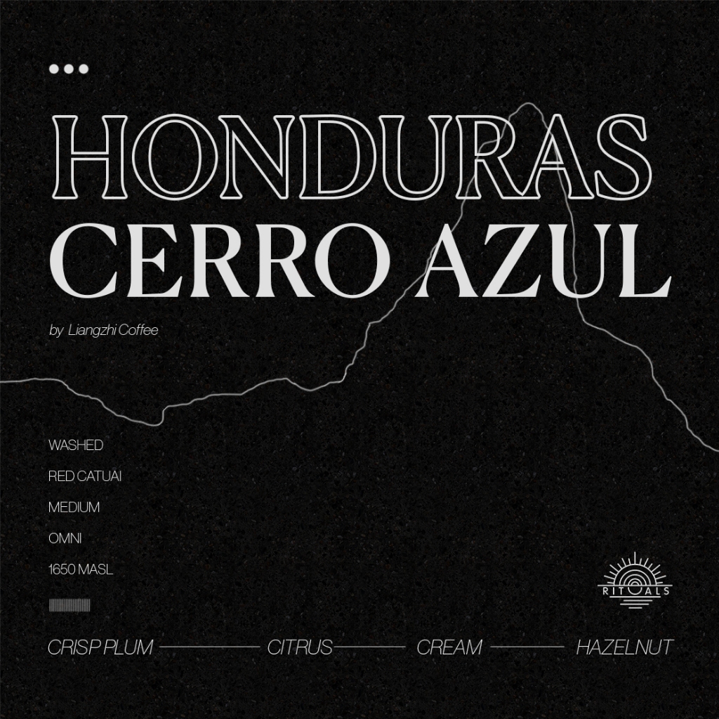 

Liangzhi Coffee Honduras Cerro Azul SOE | 200 gr | Rituals. | Single Origin Specialty Arabica Beans | Espresso Medium Roast