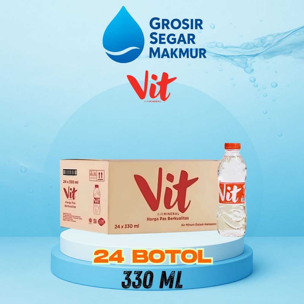 

Air Mineral VIT 330 ml botol ( 1 dus 24 botol ) Air Water