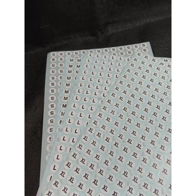 

Sticker huruf Angka / Label Tempelan Tersedia 1 s/d 50 (ecer perlembar) Pakaian, Sepatu, Topi