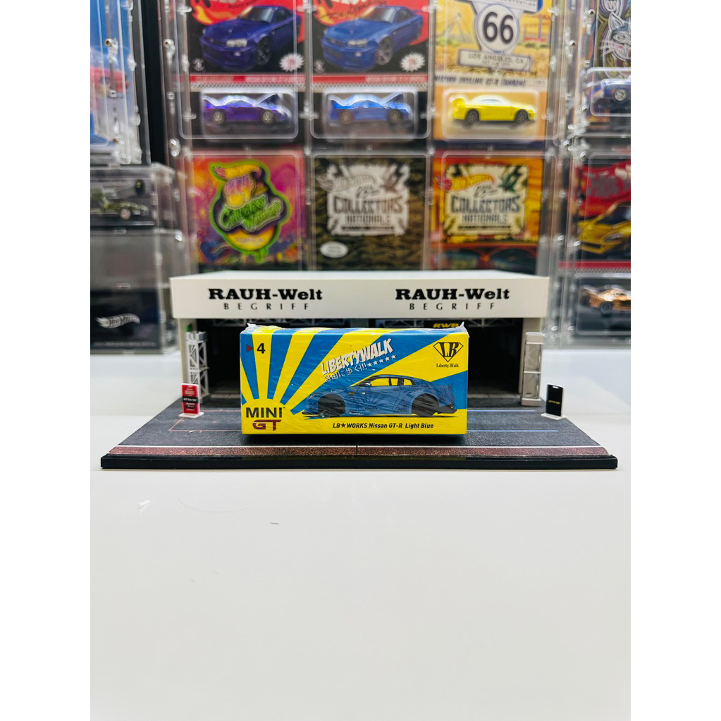 Mini GT No 4 LB Works Nissan GTR R35 Light Blue