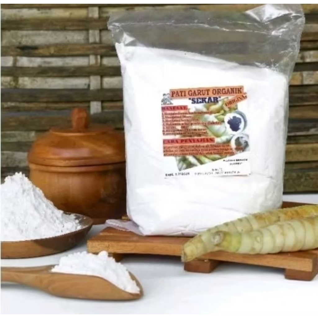 

tepung pati garut 1kg ,arowwot original