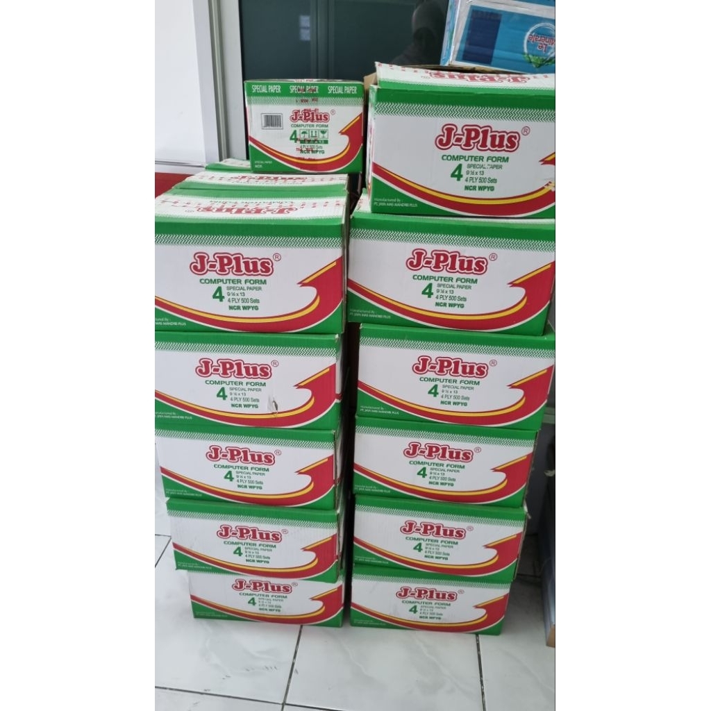 

Continuous Form J-Plus 9,5x13 NCR WPYG rangkap 4