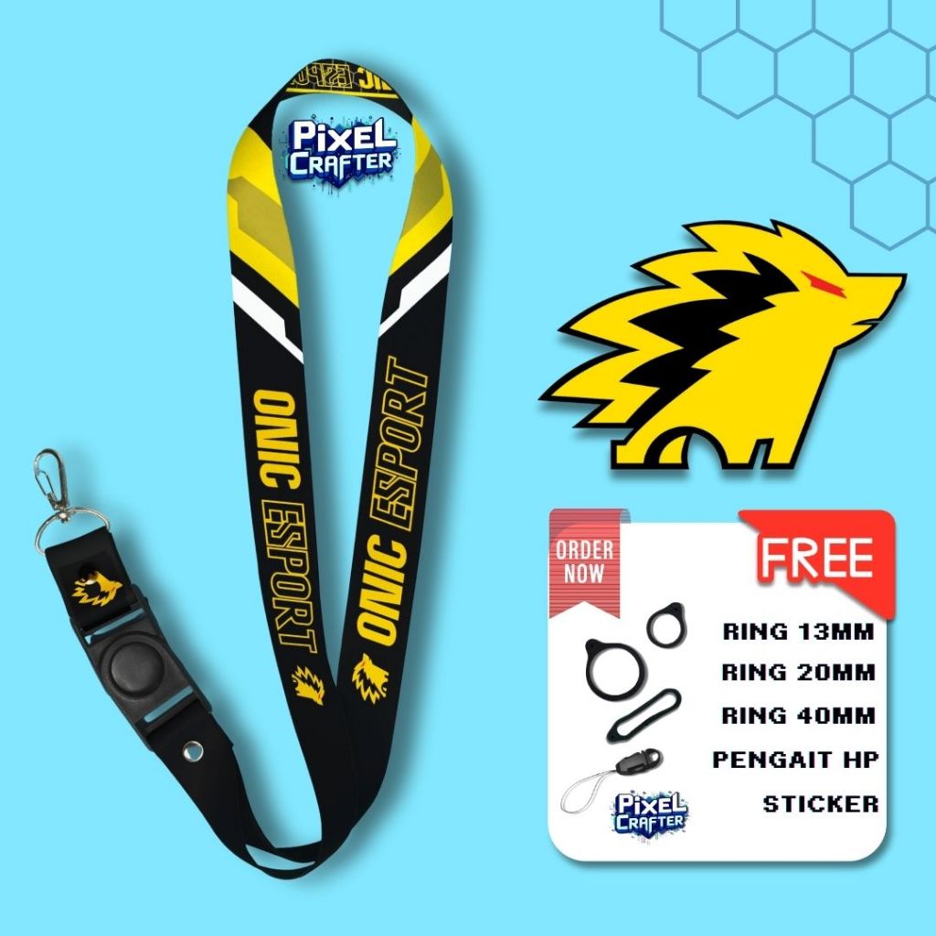 

CUSTOM NAMA LANYARD ONIC ESPORT CYBER | GANTUNGAN HP | GANTUNGAN P0D | GANTUNGAN KUNCI | GANTUNGAN ID CARD