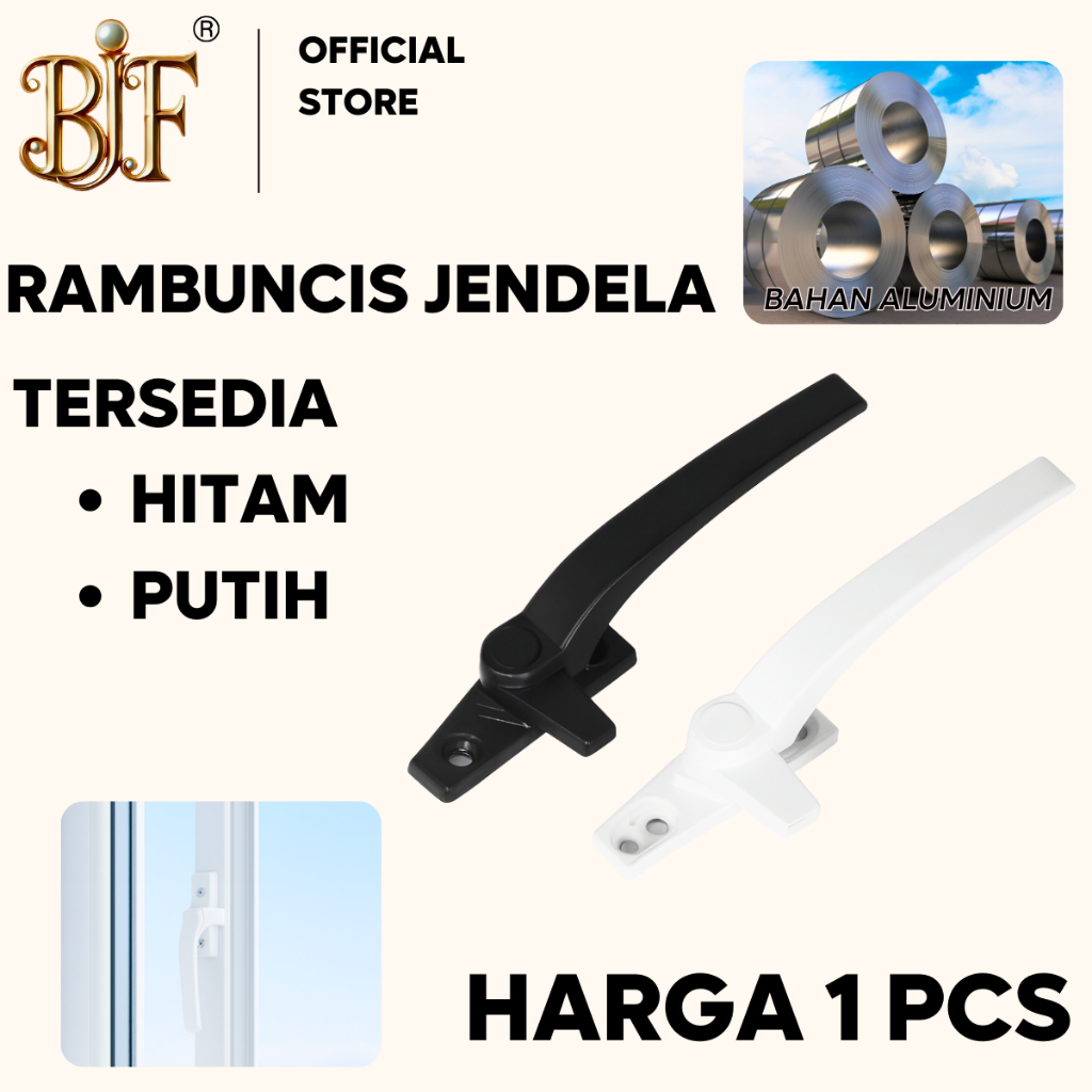 Rambuncis Handle Jendela Aluminium Kunci Jendela