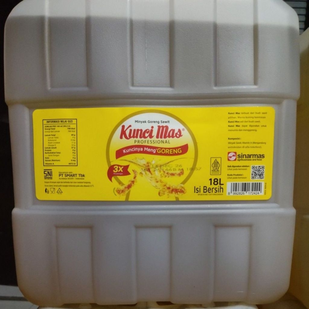 

Minyak Goreng Kunci Mas 18 Liter