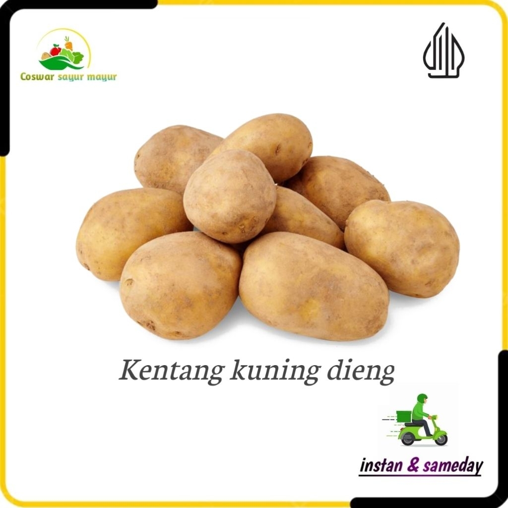 

kentang kuning Dieng super ukuran besar { 250 gram }sayur mayur paket hemat