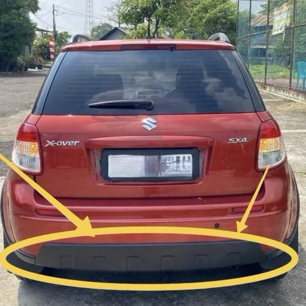SPOILER DIFFUSER BEMPER BELAKANG PLATE SX4 XOVER OEM TAIWAN