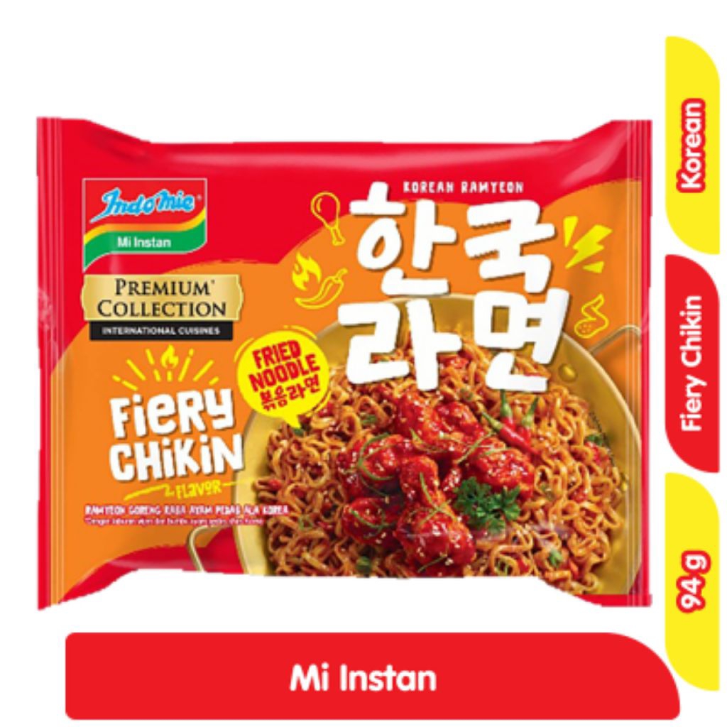 

Indomie Mi Instan Goreng Fiery Chikin 94 g