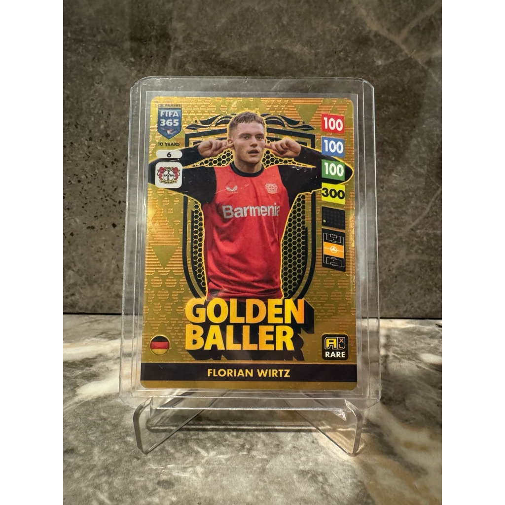 Panini Adrenalyn XL Fifa365 Golden Baller Florian Wirtz No.6 (RARE)