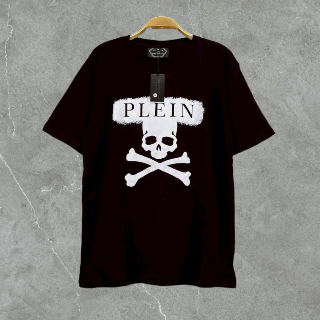 T -shirt Kaos Philipp plein pria wanita unisex premium