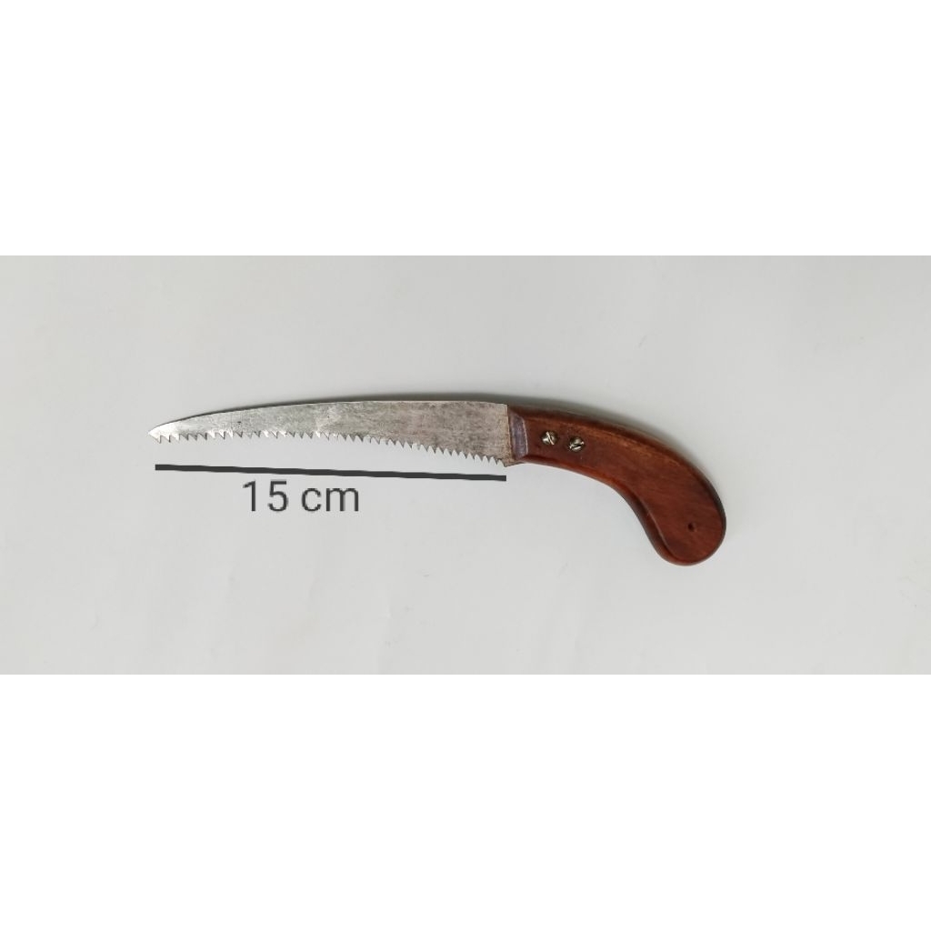 gergaji lengkung 15 cm/hand saw bahan baja gergaji selendang kuat dan tajam umtuk pertukangan/hobi b