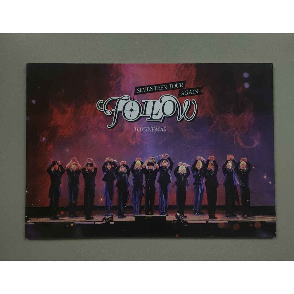 [pre-loved] Seventeen Follow Tour Exclusive CGV Program Book