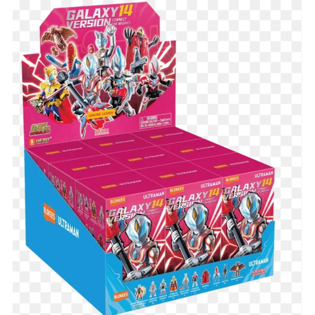 Bloks Buluke Global Ultraman Galaxy Version 14 Geed Ultimate Orb Kaiser Belial Metron Zetton Zandria