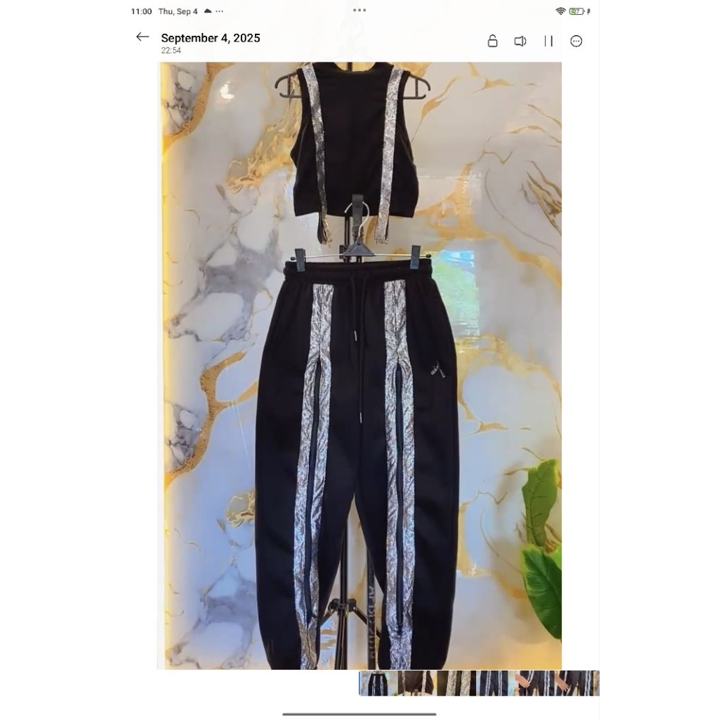 Setelan Jogger Streetwear Wanita