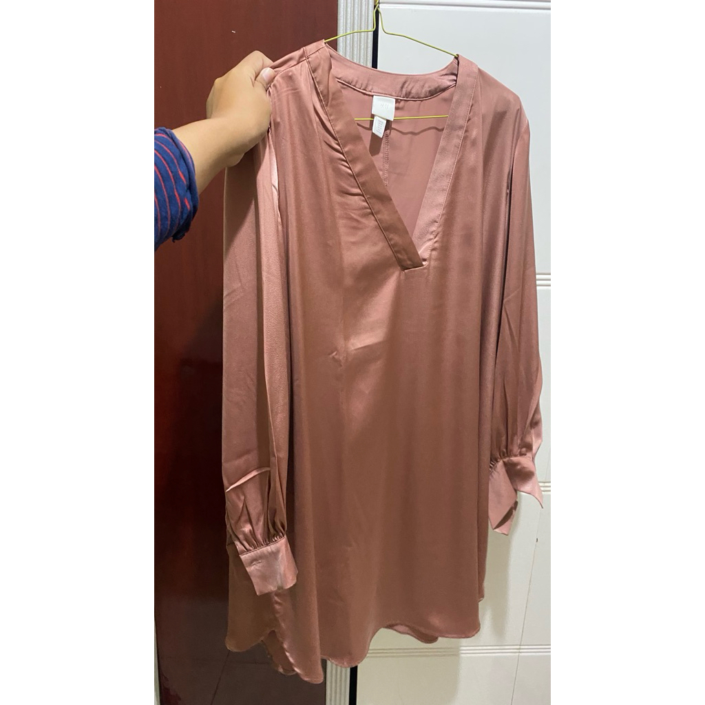blouse satin h&m
