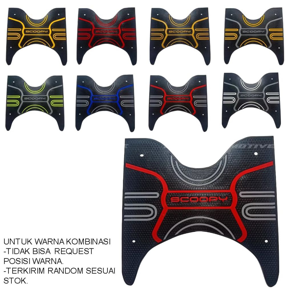 KARPET MOTOR SCOOPY/ALAS KAKI KARET MOTOR SCOOPY