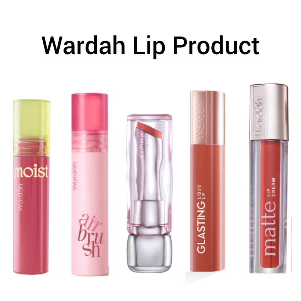 Wardah Lip Cream Lip Balm Lip Tint Lip Gloss Glasting All Product | Wardah Glasting | Wardah Matte L