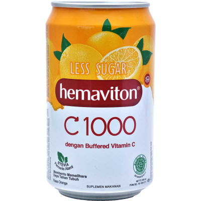 

hemaviton C1000 Jeruk Rendah Gula Kaleng 330 ml