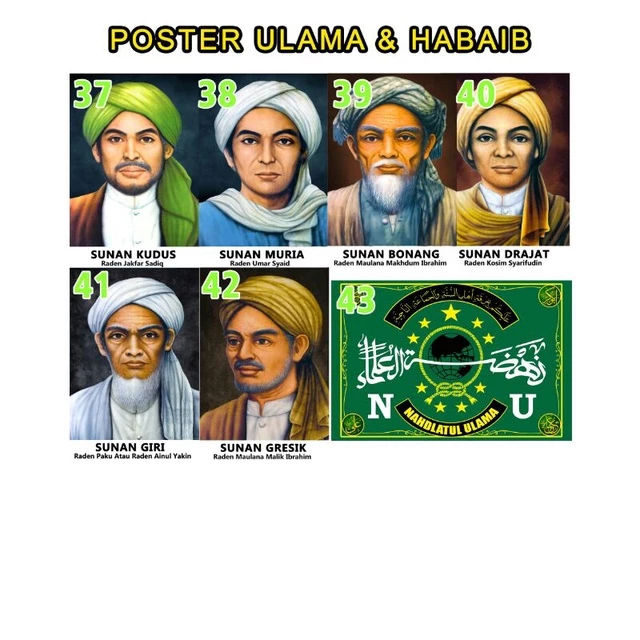 Poster habib dan ulama Foto habib ulama habib nusantara poster Habaib