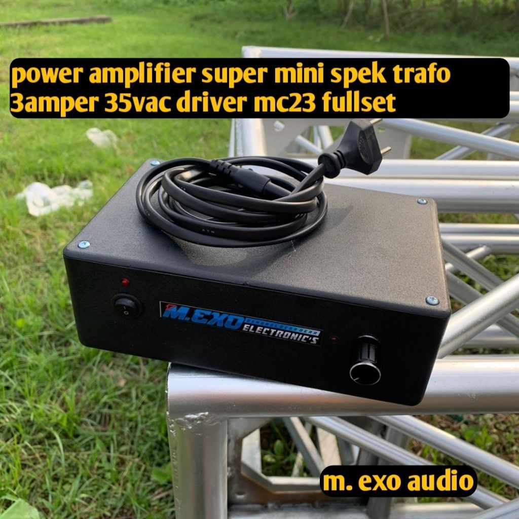 power amplifier mini spek balap glerr fitur lengkap fullset